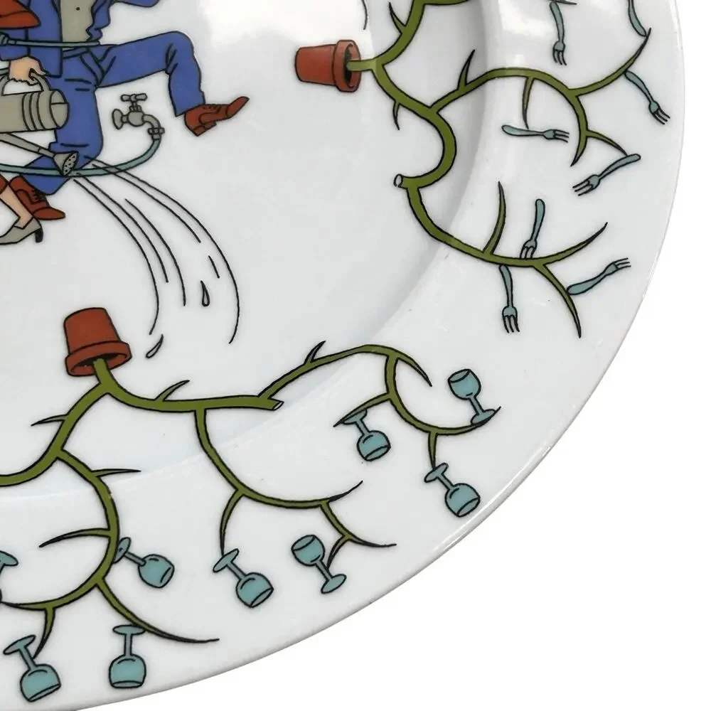 Anno 2001 Platter by Cartoonist‎ Joost Swarte for Randstad Holdings Denmark 12